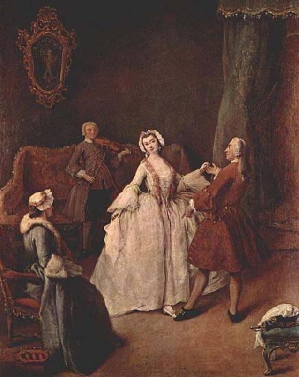 Pietro Longhi The Dancing Lesson Germany oil painting art
